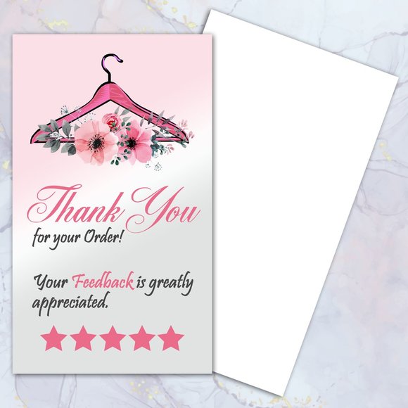 100 Thank You Cards - Picture 3 of 7